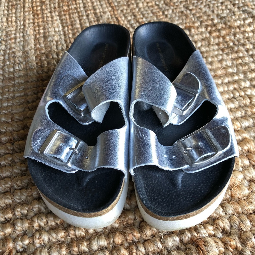 Kurt Geiger Silver Sandals